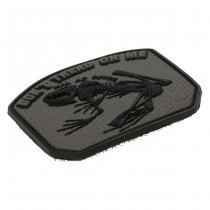 JTG Don't Tread on me Frog Rubber Patch - Ranger Green