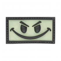 JTG Evil Smile Rubber Patch - Glow Back