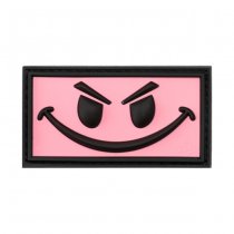 JTG Evil Smile Rubber Patch - Pink