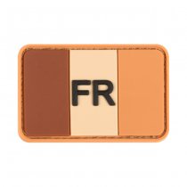 JTG France Flag Rubber Patch - Desert