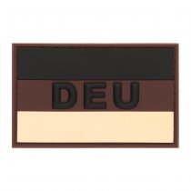 JTG German Flag Rubber Patch - Desert
