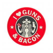 JTG Guns and Bacon Rubber Patch - Colored