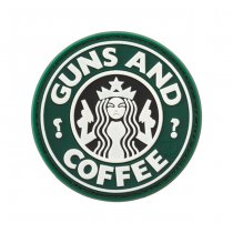JTG Guns and Coffee Rubber Patch - Colored
