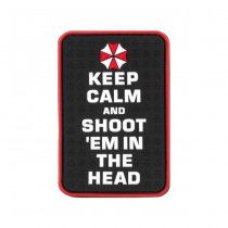 JTG Keep Calm and Shoot Rubber Patch - Color
