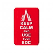 JTG Keep Calm EDC Rubber Patch - Colored