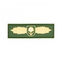 JTG SOF Skull Badge Rubber Patch - Colored