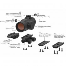 Primary Arms SLx 25mm Microdot ACSS CQB Reticle Red Dot Sight