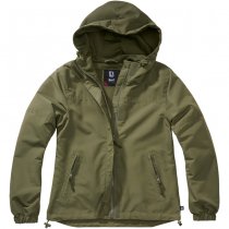 Brandit Ladies Windbreaker Frontzip - Olive