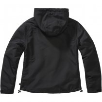 Brandit Ladies Windbreaker Frontzip - Black - 3XL