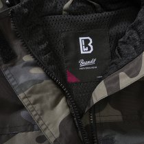 Brandit Ladies Summer Windbreaker Frontzip - Darkcamo - XS