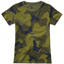 Brandit Ladies T-Shirt - Swedisch Camo M90
