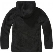 Brandit Ladies Teddyfleecejacket Hood - Black - L