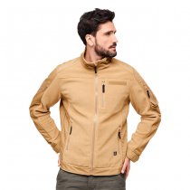 Brandit Fleecejacket Ripstop - Camel - L