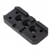 Unity Tactical FAST LPVO Offset Optic Adapter Plate - Micro Footprint