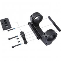 Unity Tactical FAST LPVO Offset Optic Base - Dark Earth