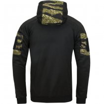 Helikon Rogue Tactical Hoodie FullZip - Black / US Woodland - M