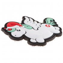 JTG Christmas Unicorn Rubber Patch - Color