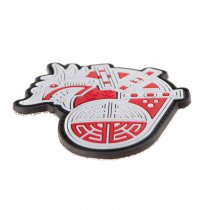 JTG Viking Dragon Ship Head Rubber Patch - Color
