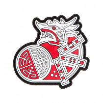 JTG Viking Dragon Ship Head Rubber Patch - Color