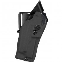 Safariland 6390RDS ALS Mid-Ride Holster STX Tactical Glock 17 MOS RedDot & TacLight - Black - Right