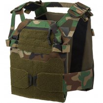 Direct Action Spitfire Mk II Plate Carrier - Woodland - M