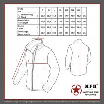 MFH Tactical Sweatjacket - Black - L