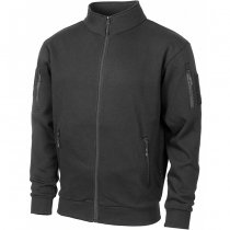MFH Tactical Sweatjacket - Black - XL