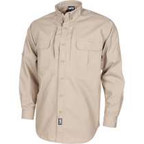 MFHHighDefence ATTACK Shirt Long Sleeve Teflon Ripstop - Khaki - M