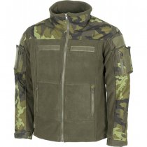 MFHProfessional COMBAT Fleece Jacket - M95 CZ Camo - XL