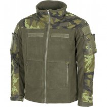 MFHProfessional COMBAT Fleece Jacket - M95 CZ Camo - 2XL