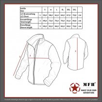 MFHHighDefence HEAVY STRIKE Fleece Jacket - Black - 2XL