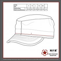 MFH US BDU Field Cap Ripstop - Vegetato - 2XL