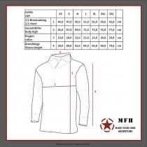 MFHHighDefence US Undershirt Level 2 GEN III - Olive - S