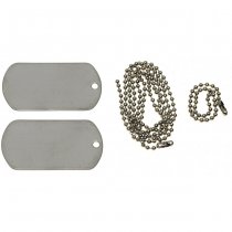 MFH US Dog Tag Set - Silver