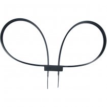 MFH Plastic Handcuffs 80 cm 10 pcs - Black