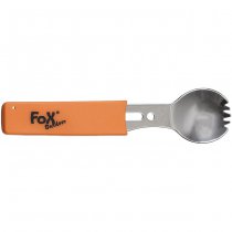 FoxOutdoor Multifunctional Spork Stainless Steel - Orange