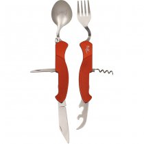 FoxOutdoor Pocket Knife Cutlery Set - Red