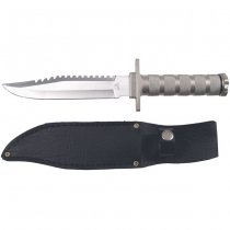 FoxOutdoor Survival Knife - Silver