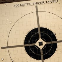 Rite in the Rain 100 Meter MIL Sniper Target - 100 Pack