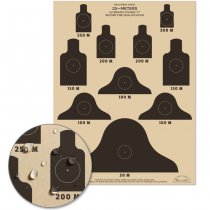 Rite in the Rain 25 Meter ALT-C Qualification Targets - 10 Pack