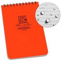 Rite in the Rain Polydura Top-Spiral Notebook 4 x 6 - Orange