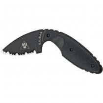 Ka-Bar Original TDI Serrated Drop Point Blade - Black