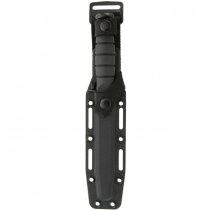 Ka-Bar Short Fighting Utility Knife Plain Clip Point Blade & Hard Plastic Sheath