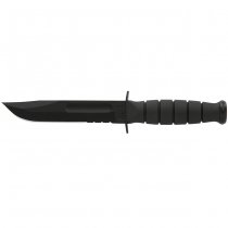 Ka-Bar Short Fighting Utility Knife Serrated Clip Point Blade & Hard Plastic Sheath