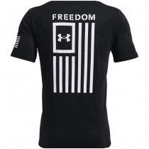 Under Armour Freedom Flag T-Shirt - Black / White