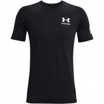 Under Armour Freedom Flag T-Shirt - Black / White - L