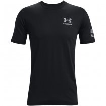 Under Armour Freedom Flag T-Shirt - Black / Grey - M