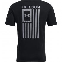 Under Armour Freedom Flag T-Shirt - Black / Grey - XL