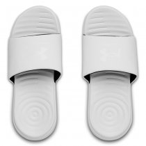 Under Armour Womens UA Ansa Fixed Slides - White - 10