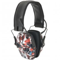 Howard Leight Impact Sport Sound Amplification Electronic Earmuff - US Flag